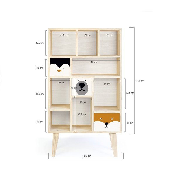 Biela knižnica Little Nice Things Animals-image-2