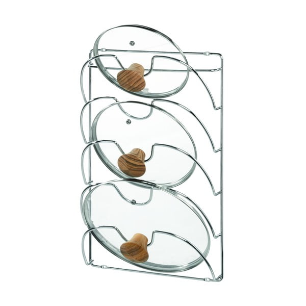 Nástenný oceľový držiak na pokrievky Classico – iDesign-image-3