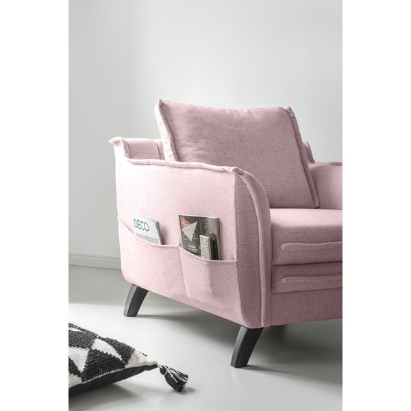 Ružové kreslo Miuform Charming Charlie-image-3