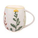 Biely porcelánový hrnček 500 ml Flower Garden – Dakls