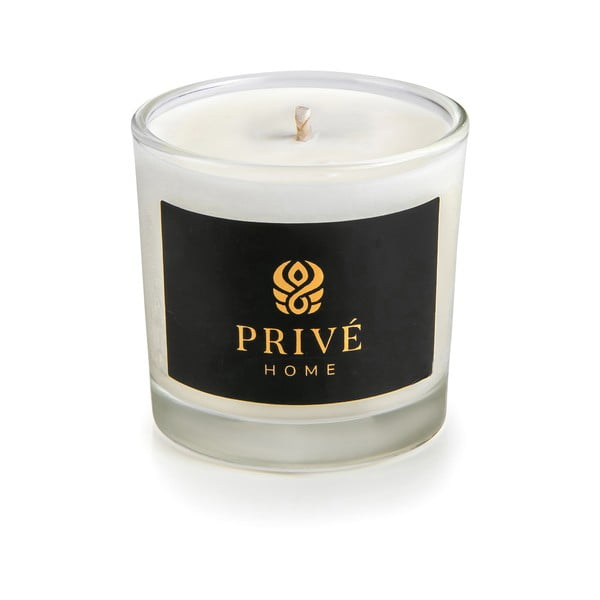 Súprava 3 bielych vonných sviečok Privé Home Delice d'Orient/Safran-Ambre Noir/Black Wood-image-2