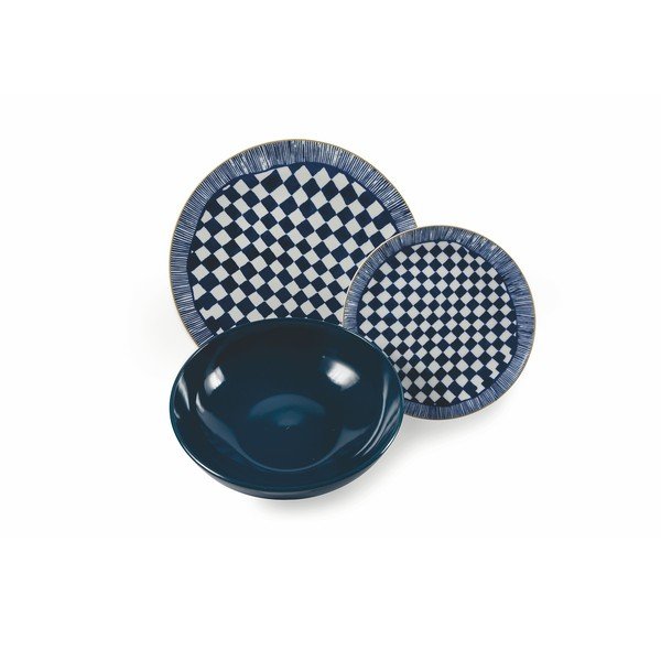 18-dielna súprava riadu z porcelánu a kameniny VDE Tivoli 1996 Blue Masai-image-2