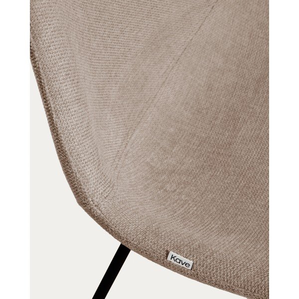 Taupe jedálenská stolička Zahara – Kave Home-image-2
