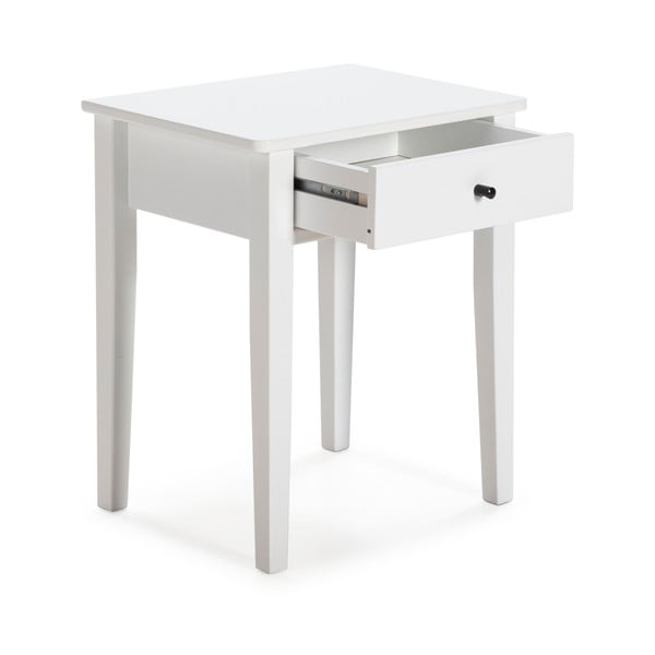 Biely nočný stolík z borovicového dreva Bart - Marckeric-image-2