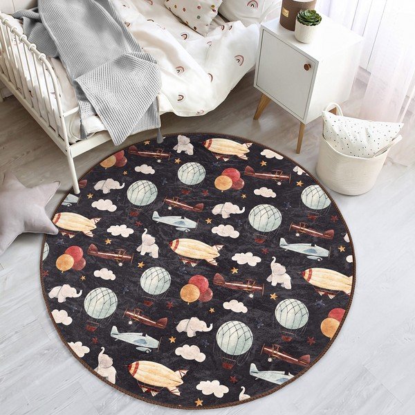 Detský koberec ø 100 cm Comfort – Mila Home-image-1