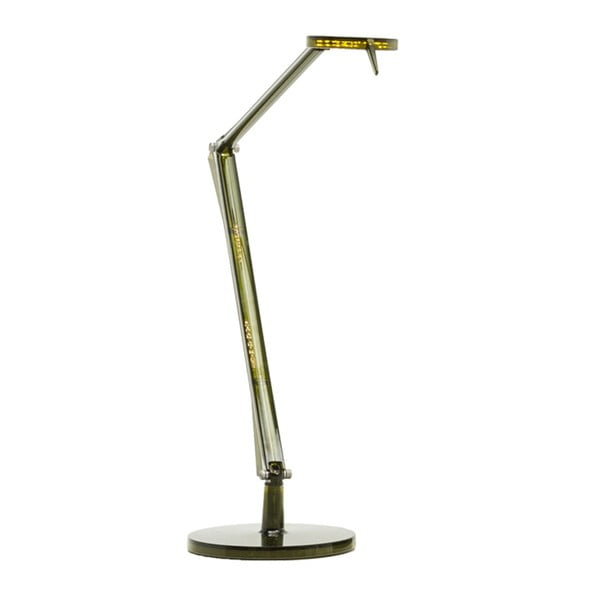 Zelená polohovateľná stolová lampa Kartell Aledin Tec