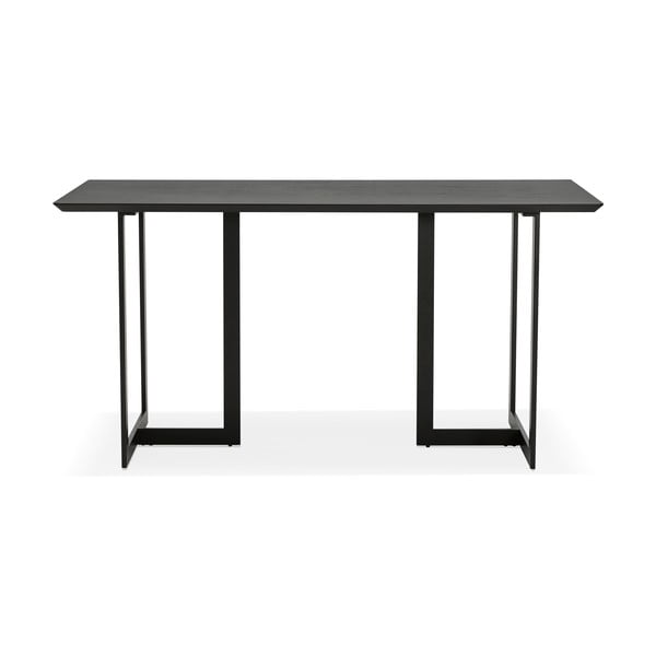 Čierny pracovný stôl Kokoon Dorr, 150 x 70 cm