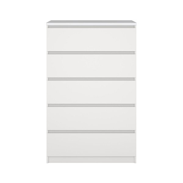 Biela komoda 77x121x50 cm Naia – Tvilum-image-2