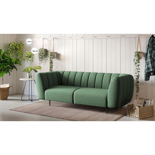 Tmavozelená pohovka 210 cm Shel – Ghado-image-1