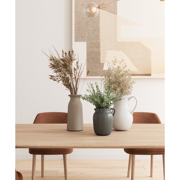 Béžová keramická ručne vyrobená váza (výška 30 cm) Bia – Artevasi-image-1