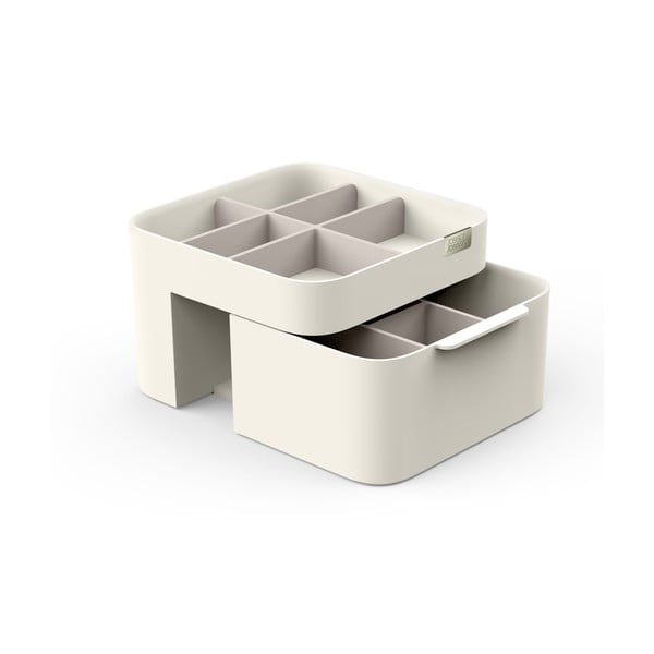 Krémovobiely kozmetický organizér so zásuvkou Joseph Joseph Viva-image-3