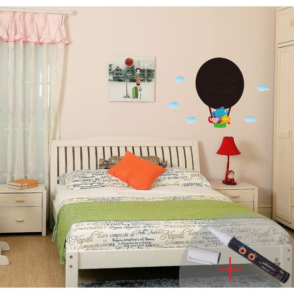 Set tabuľovej samolepky a popisovacej fixky Fanastick Hot Air-image-1