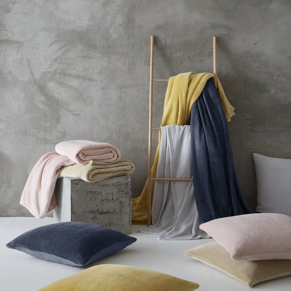 Modrá prikrývka 200x240 cm Raschel – Catherine Lansfield-image-1