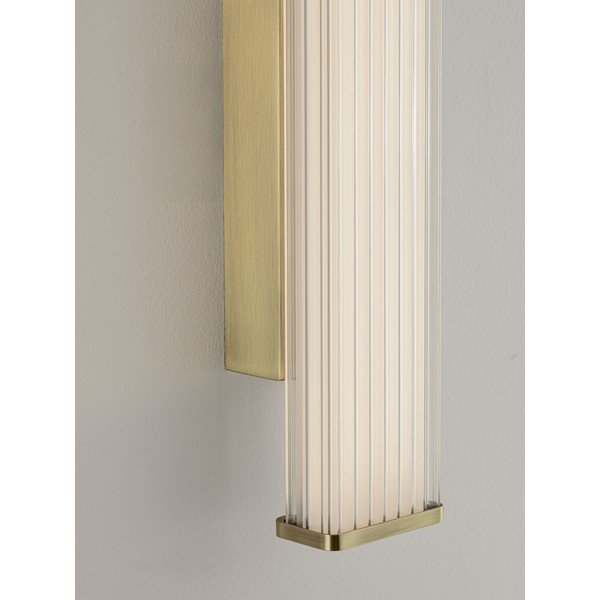 Kovové LED nástenné svietidlo v matne zlatej farbe Misty – Nova Luce-image-3