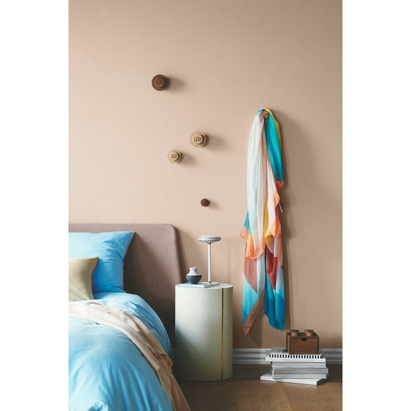 Súprava 3 nástenných háčikov z tmavo moreného dubového dreva LEGO® Wood-image-3