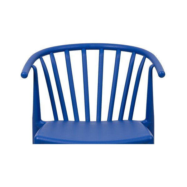 Modrá plastová záhradná stolička Capri – Bonami Essentials-image-4