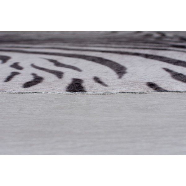 Bielo-čierna syntetická kožušina 195x155 cm - Flair Rugs-image-4