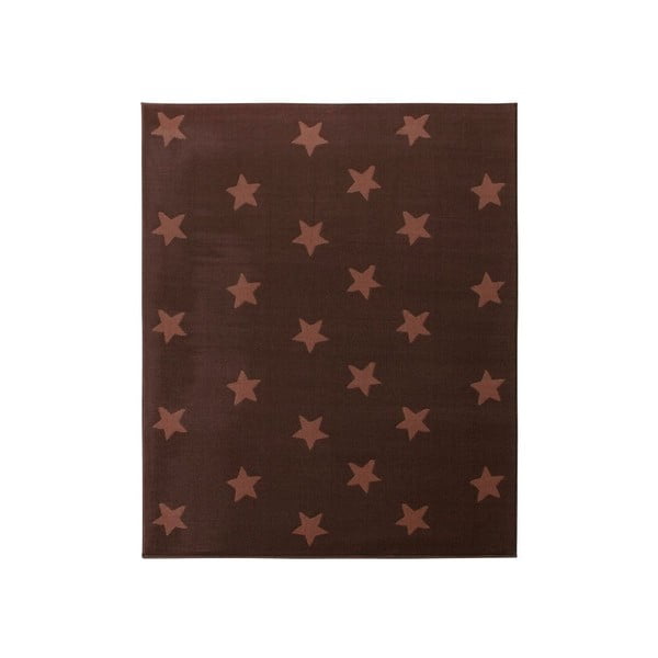 Detský hnedý koberec Hanse Home Stars, 140 × 200 cm