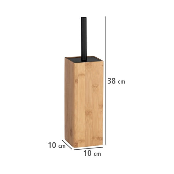 Bambusová súprava doplnkov do kúpeľne v prírodnej farbe Padua – Wenko-image-3