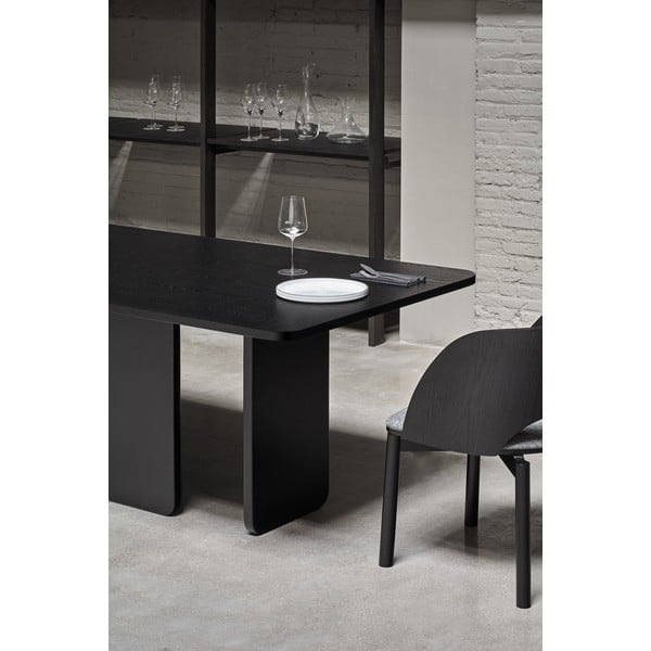 Čierny jedálenský stôl Teulat Arq, 200 x 100 cm-image-2
