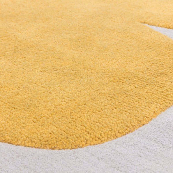 Okrovožltý ručne tkaný vlnený koberec 120x170 cm Canvas – Asiatic Carpets-image-3