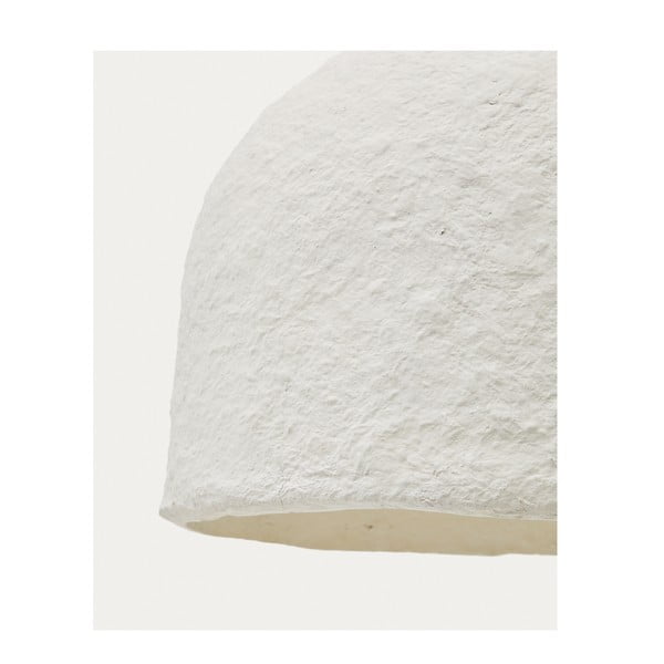 Biele závesné svietidlo ø 35 cm Sineu – Kave Home-image-4