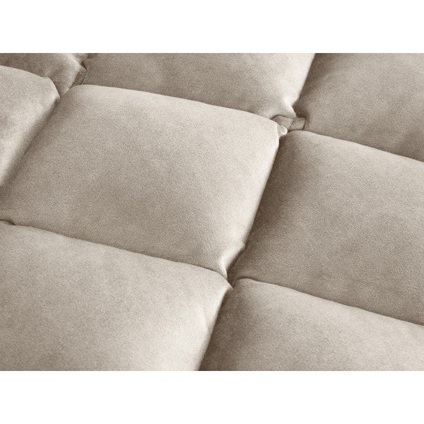 Biely/krémovobiely zamatový taburet Flandrin – Interieurs 86-image-1