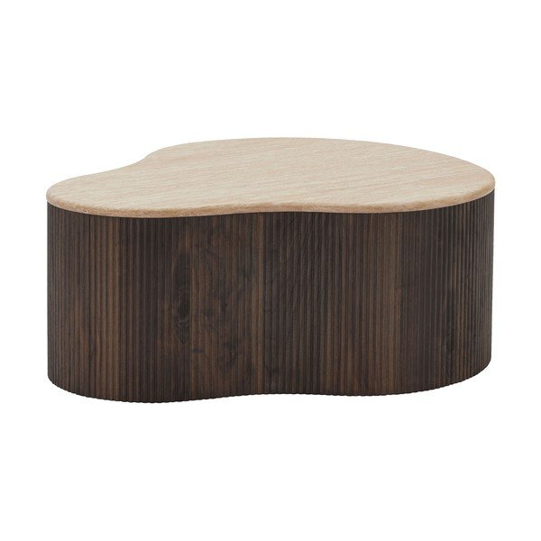 Tmavohnedý konferenčný stolík 75x84 cm Cadiz – House Nordic
