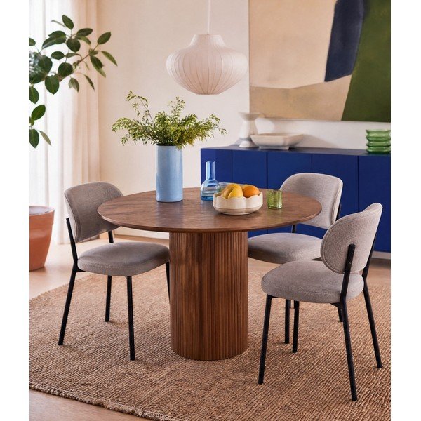 Béžová jedálenská stolička Fowler – Unique Furniture-image-1