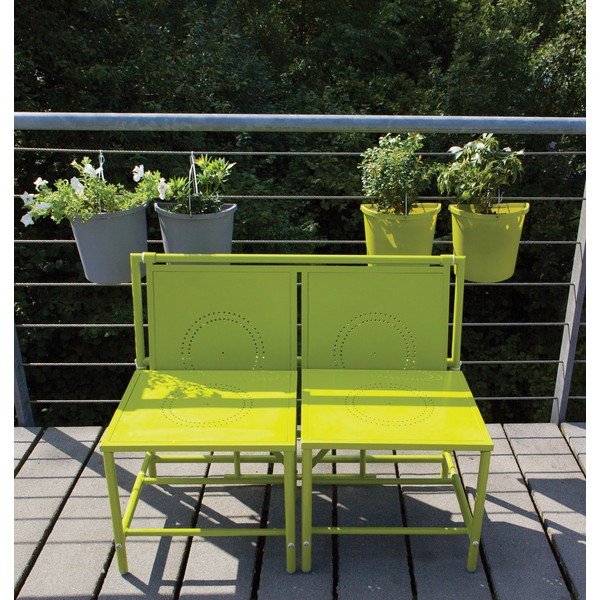 Zelená skladacia zostava na balkón Esschert Design Magic-image-2