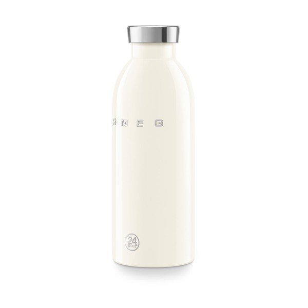 Krémovobiela termofľaša z nehrdzavejúcej ocele 500 ml 24BOTTLES – SMEG-image-3