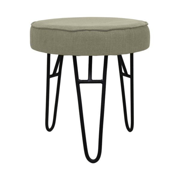 Zelená stolička s látkovým poťahom HSM Collection Kruk