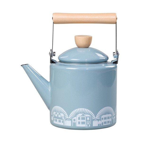 Modrá smaltovaná kanvička Mini Moderns-image-2
