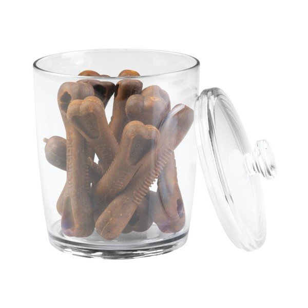 Transparentná úložná dóza iDesign Canister, ⌀ 11,4 cm-image-2