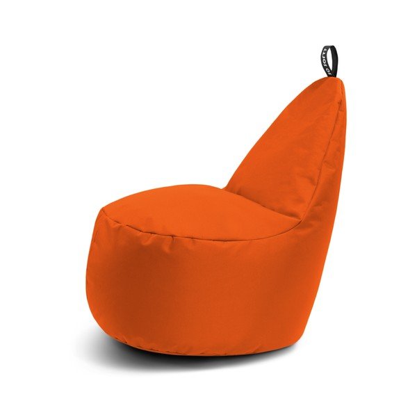Oranžový detský sedací vak Lull M – So Soft?
