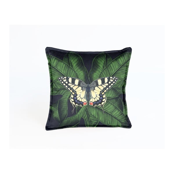 Dekoratívna obliečka na vankúš Velvet Atelier Butterfly, 45 × 45 cm