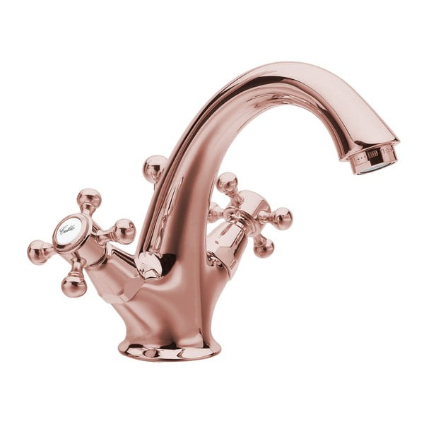 Ružová stojančeková umývadlová batéria Antea – Sapho-image-2