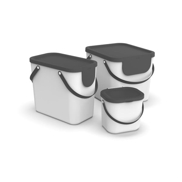 Odpadkový kôš na triedený odpad z recyklovaného plastu 40 l Albula - Rotho-image-4