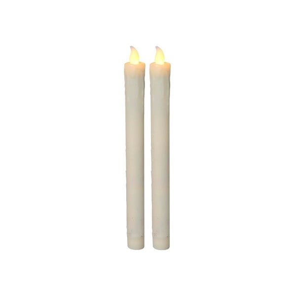 Sada 2 LED sviečok Long Candles, 23 cm