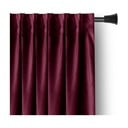 Vínovočervený zamatový dimout záves 140x245 cm Pleat – Restilo