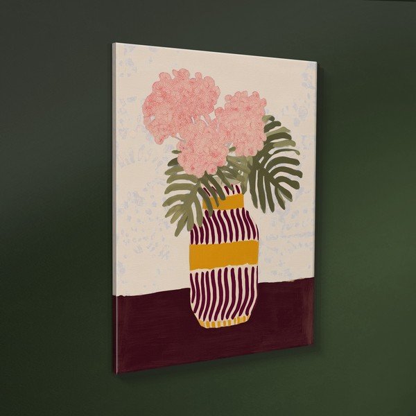 Obraz 60x80 cm Striped Vase – Styler-image-2