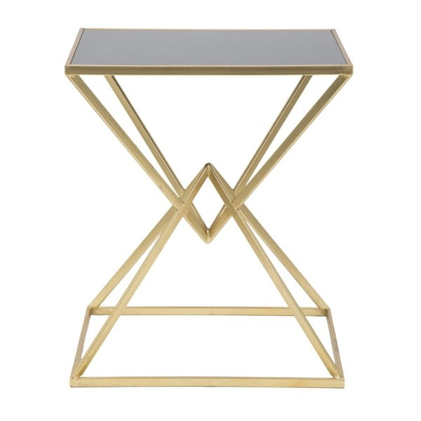 Odkladací stolík so sklenenou doskou 46x57 cm Piramid – Mauro Ferretti
