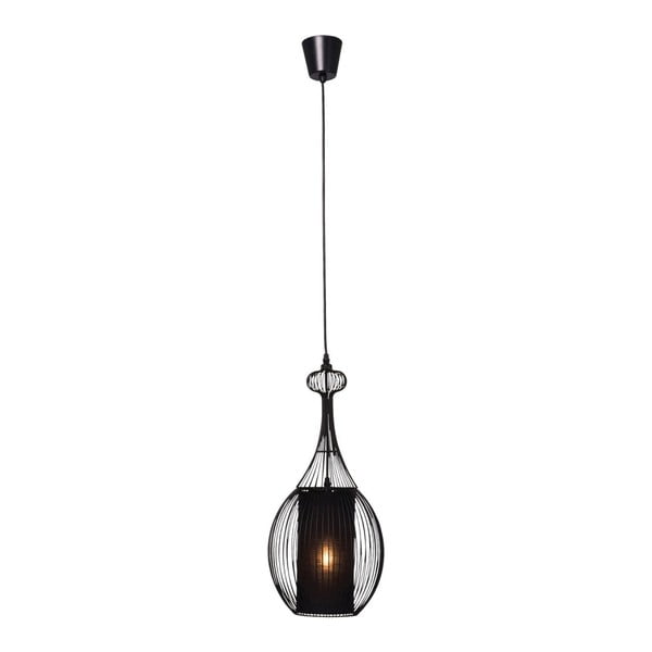 Čierne stropné svietidlo Kare Design Swing Round