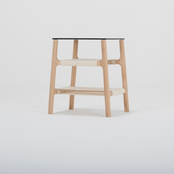 Odkladací stolík z masívneho dubového dreva Gazzda Fawn-image-4