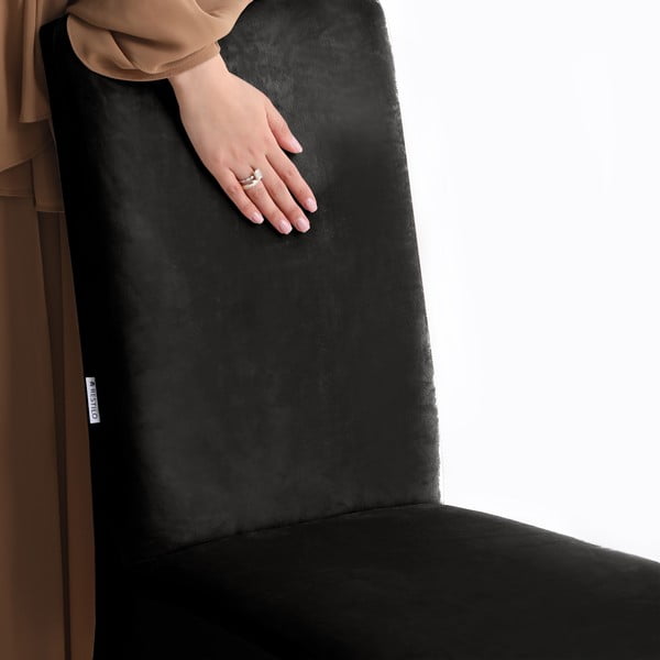 Čierny napínací poťah na stoličku 48 cm Sento – Restilo-image-4