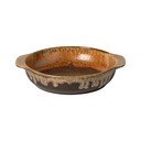 Hnedý hlboký  kameninový tanier Poterie – Casafina