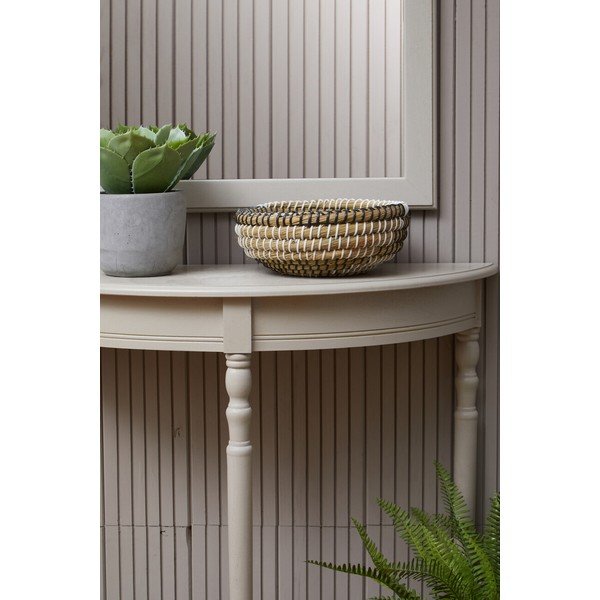 Béžový konzolový stolík z borovicového dreva 30x80 cm Heritage – Premier Housewares-image-3