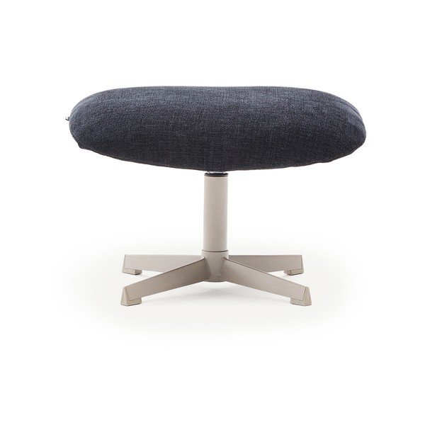 Tmavomodrá ženilková podnožka Teryl – Kave Home-image-2