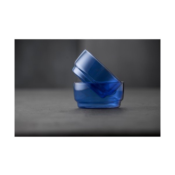 Modré sklenené misky v súprave 2 ks 500 ml Torino – Lyngby Glas-image-4