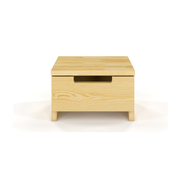 Nočný stolík z borovicového dreva so zásuvkou SKANDICA Spectrum